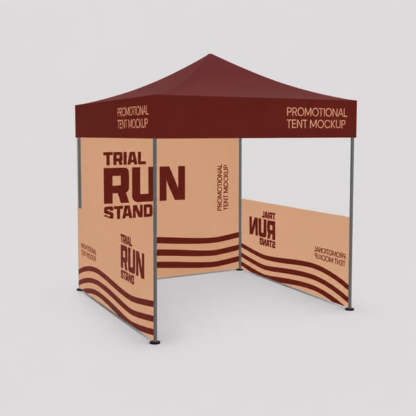 Branded Outdoor Event Canopy Mockup