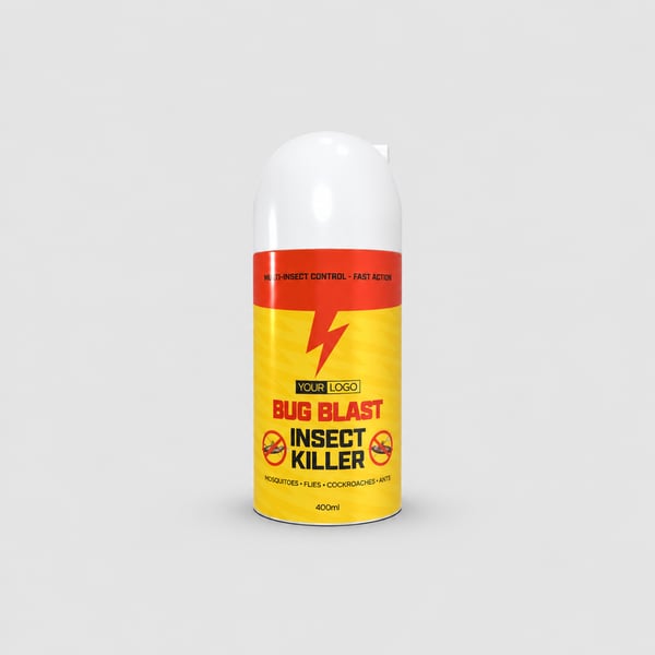 Insect Guard Aerosol Spray Can Design Mockup