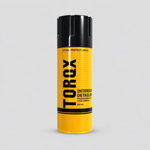 Automotive Spray Can With Plastic Cap Design Mockup