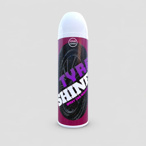 Premium Tire Shine Spray Can