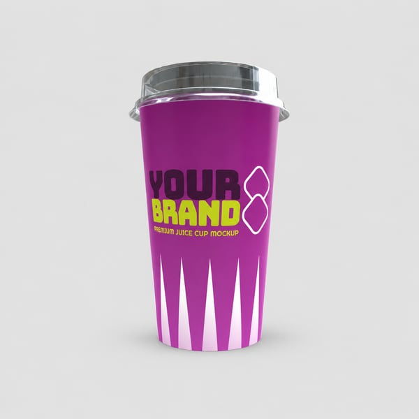 Purple Beverage Packaging Design