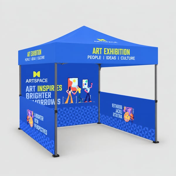 Exhibition Promotional Tent Design Mockup