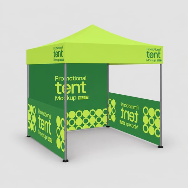 Custom Promotional Event Tent Mockup