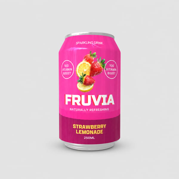 Energy Drink Beverage Can Design Mockup