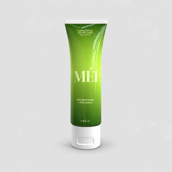 Body Lotion Cosmetic Tube Packaging Mockup