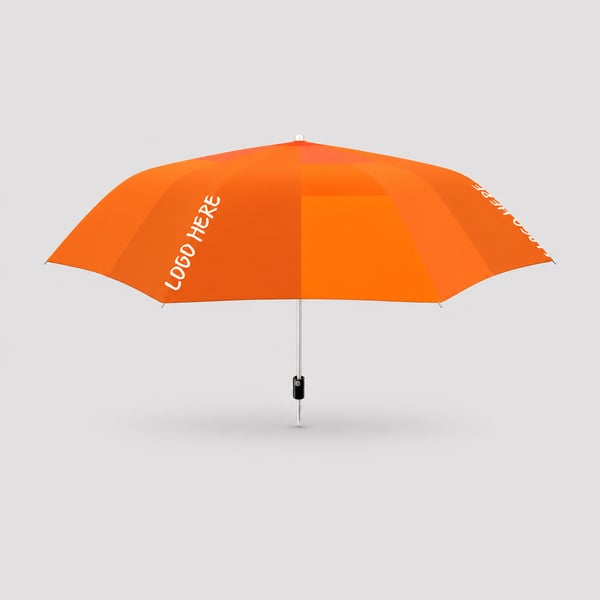 Promotional umbrella mockup