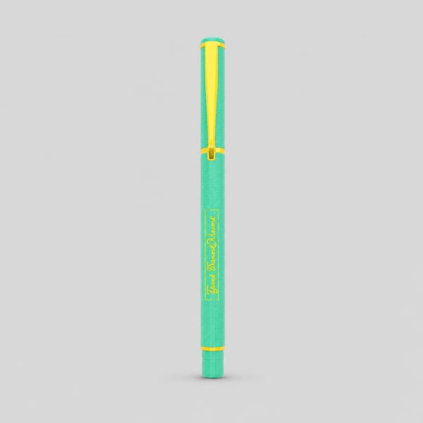 Luxury Mint Green & Gold Executive Ballpoint Pen